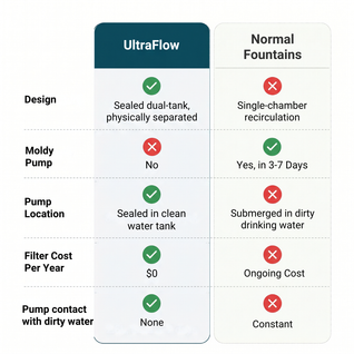 UltraFlow - Filterless Water Fountain